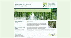 Desktop Screenshot of cucumbergrowers.co.uk
